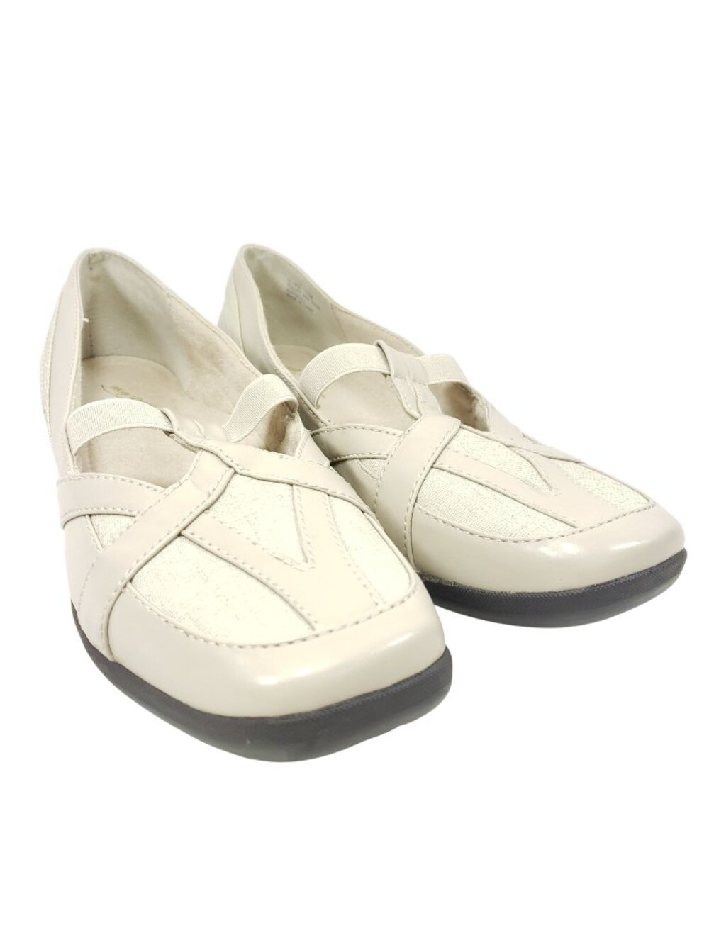 Easy Street Comfort Shoes Women's Size 11 Ivory Faux Leather